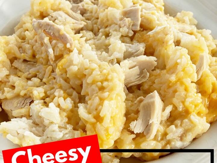 The BEST Instant Pot Cheesy Chicken and Rice Recipe