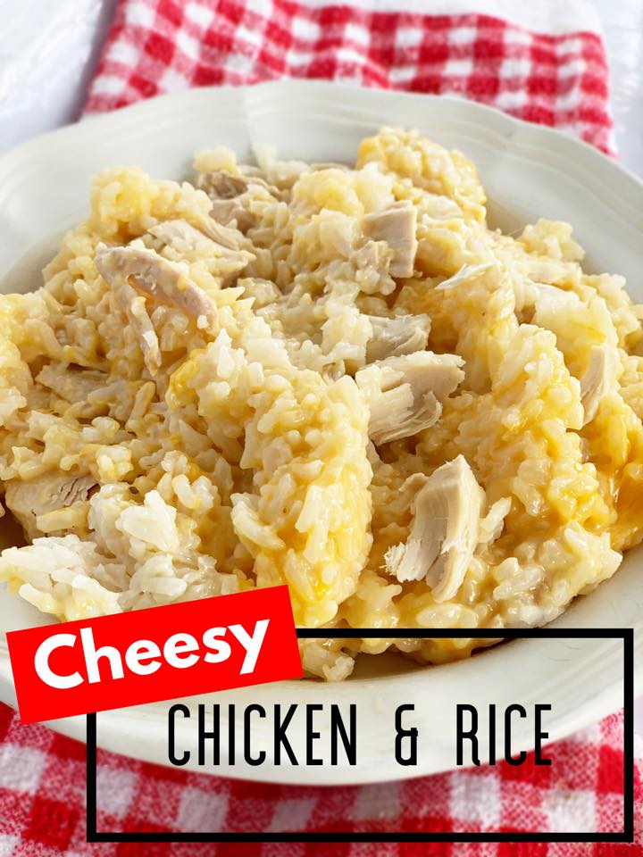 Instant Pot Cheesy Chicken and Rice - Chase Laughter