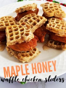 Maple Honey Waffle Chicken Sliders 