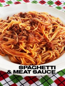 Spaghetti and Meat Sauce 