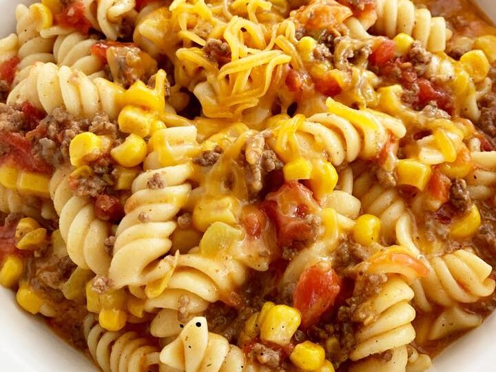 Instant Pot Philly Cheesesteak Pasta - Chase Laughter