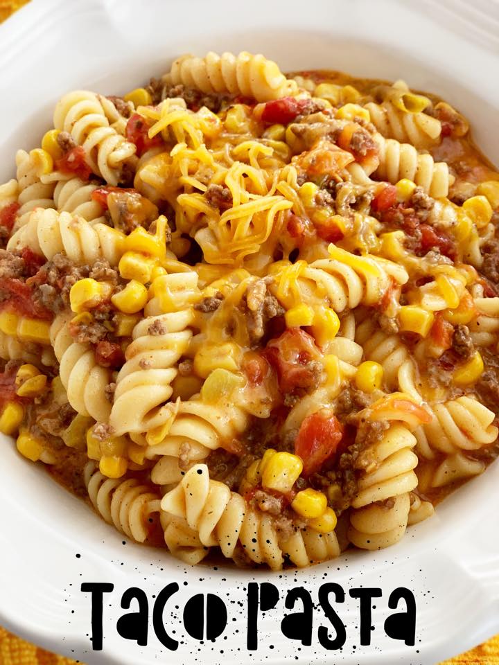 Instant Pot Taco Pasta - Chase Laughter
