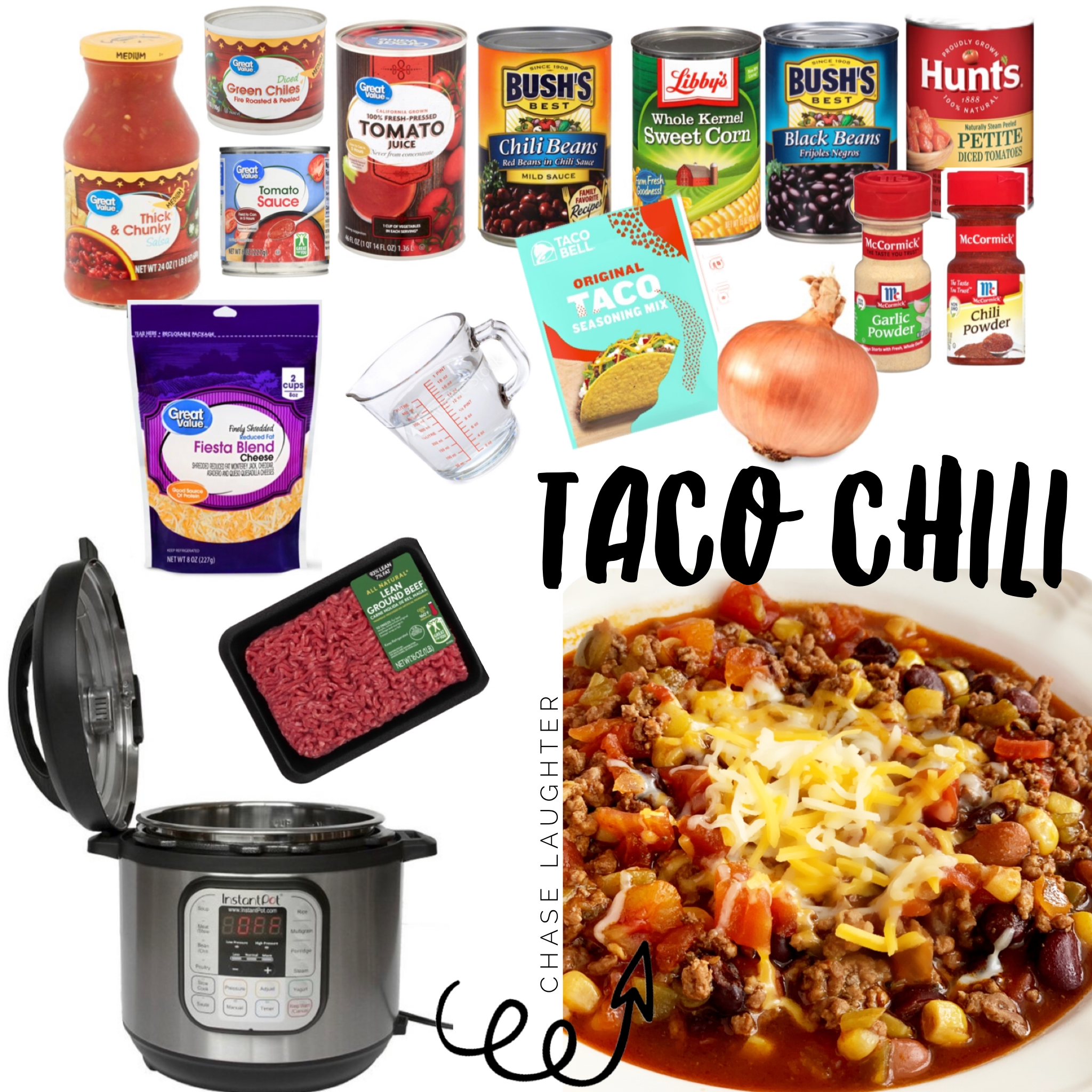 Taco Chili (Stovetop, Instant Pot, Crockpot!) - Chelsea's Messy Apron