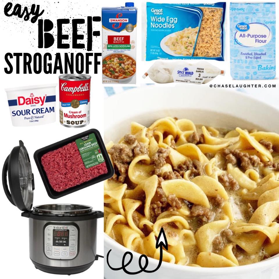 Instant Pot Easy Beef Stroganoff