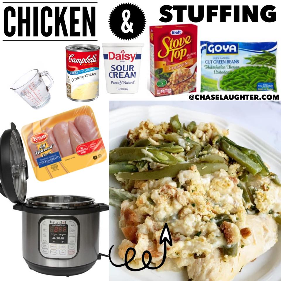Instant Pot Chicken and Stuffing