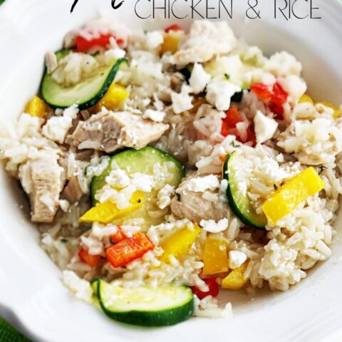 Instant Pot Mediterranean Chicken and Rice