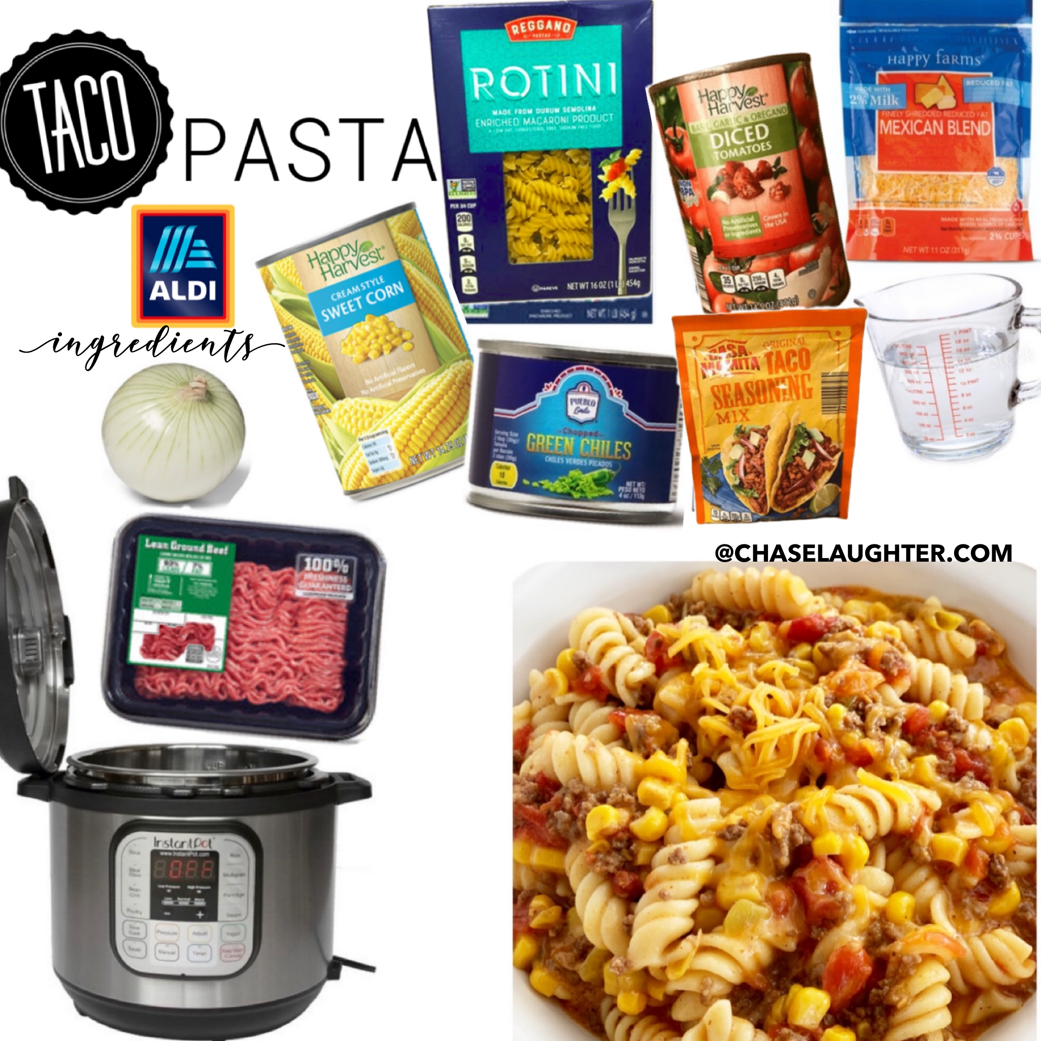 Instant Pot Philly Cheesesteak Pasta - Chase Laughter