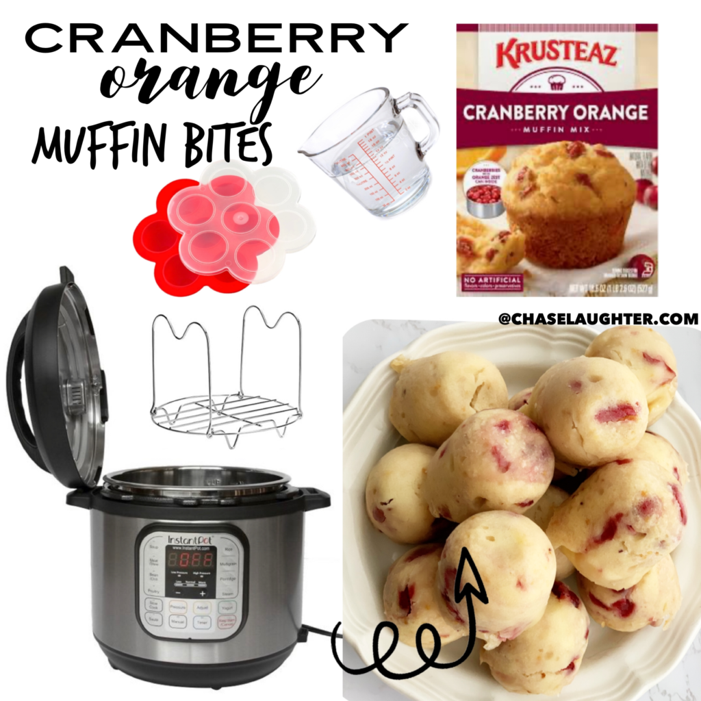 Instant Pot Cranberry Orange Muffin BItes