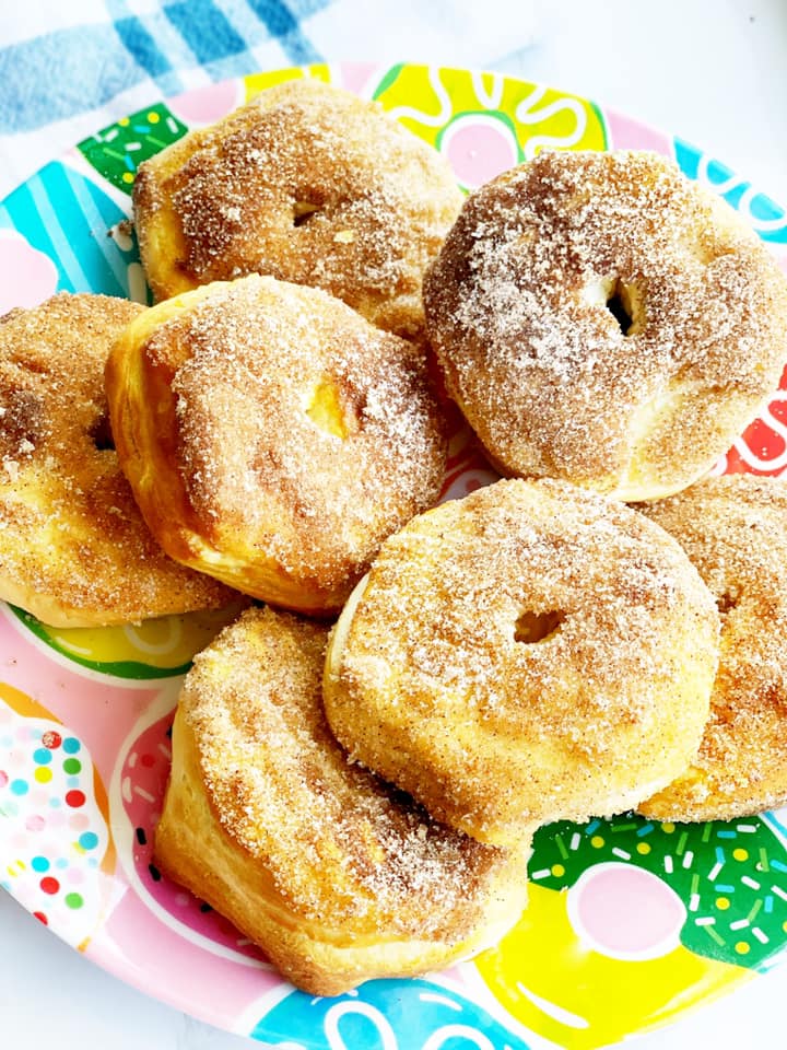 Air Fryer Cinnamon Sugar Donuts