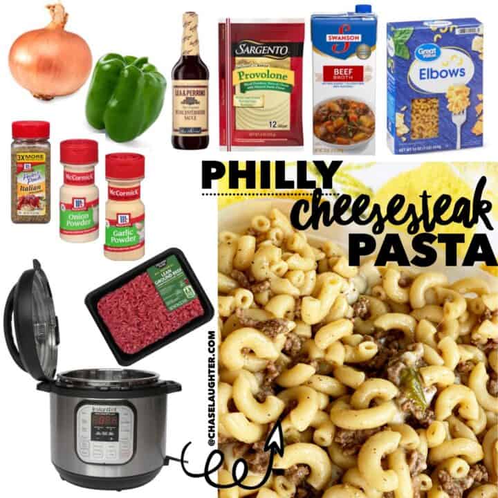 Philly Cheesesteak Pasta