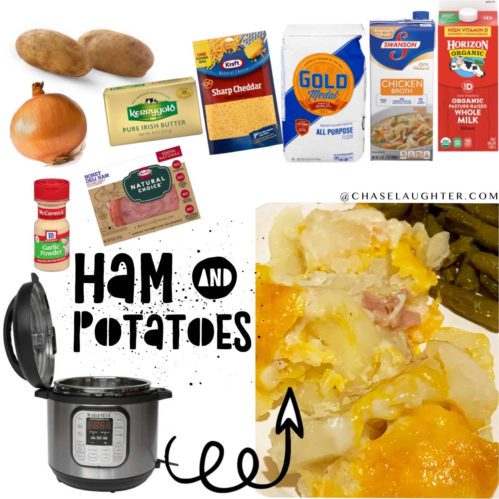 Instant pot ham steak best sale and potatoes