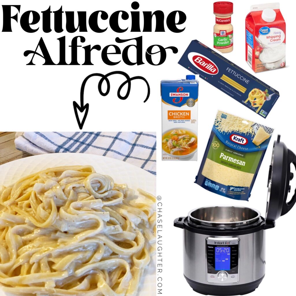 Instant Pot Fettuccini Alfredo