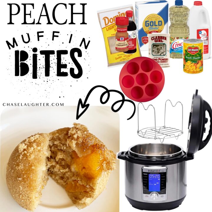 Instant Pot Peach Muffin Bites