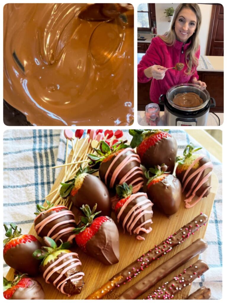 Instant Pot Chocolate Covered Strawberries