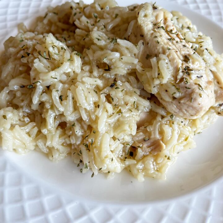 Instant Pot Lemon Garlic Chicken and Rice