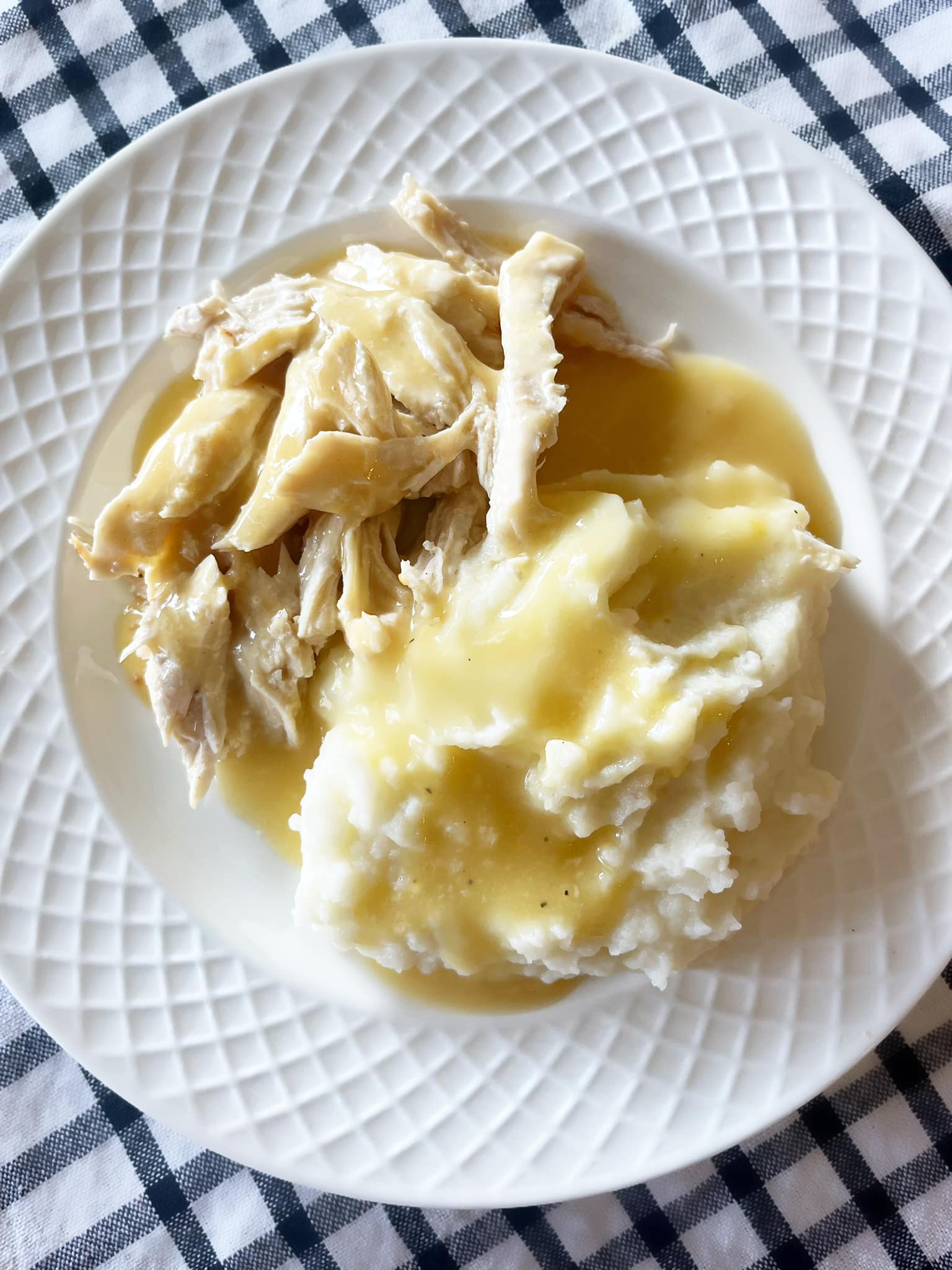 Shredded chicken and gravy instant pot sale