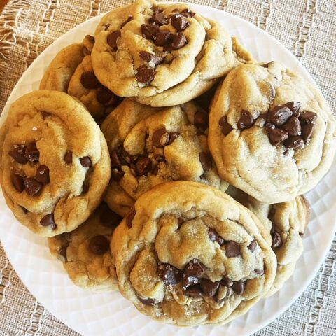 Sea Salt Chocolate Chip Cookies - Chase Laughter