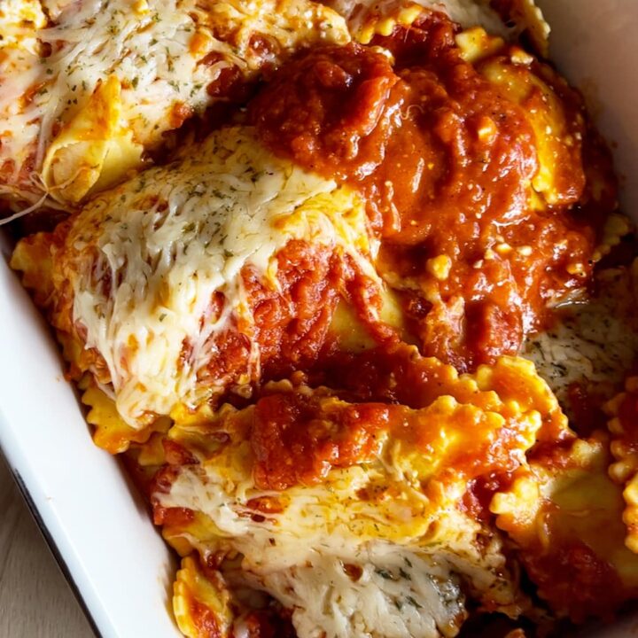 Lazy Ravioli Lasagna