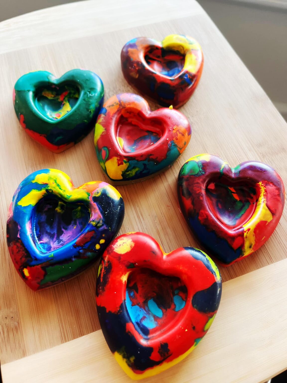 Free Printable Heart Crayon Valentine Chase Laughter